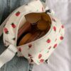 Strawberry Print Square Bag