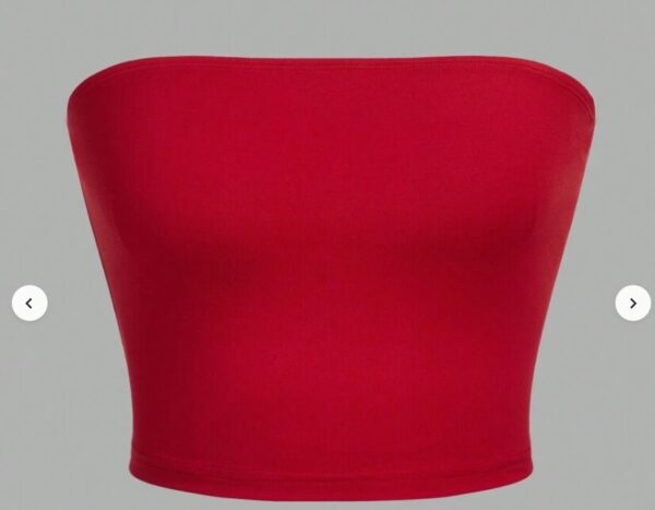 3pcs Women's Cherry Print, Bow Tie Casual Tube Top,