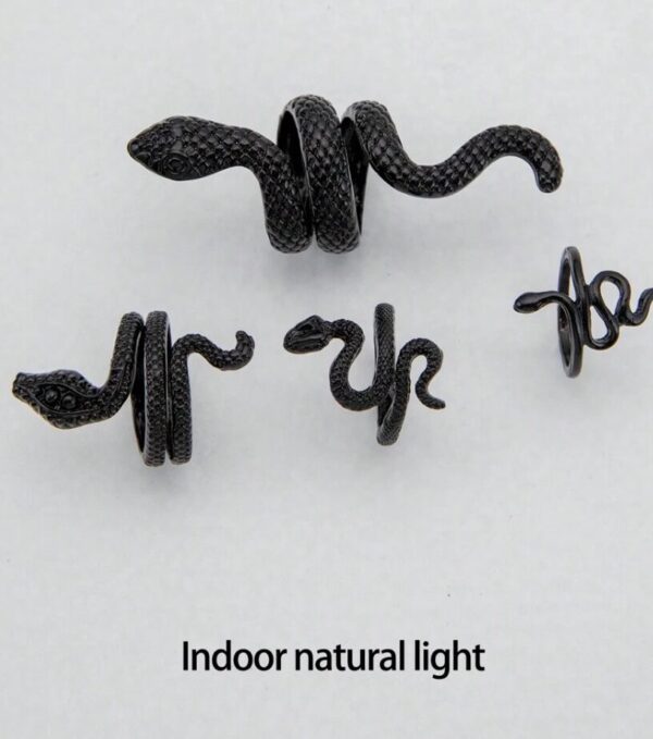 4pcs/set Snake Design Ring