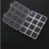 12 Grids 3D Nail Art With Bow Charms