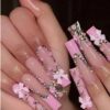 12 Grids 3D Nail Art With Bow Charms