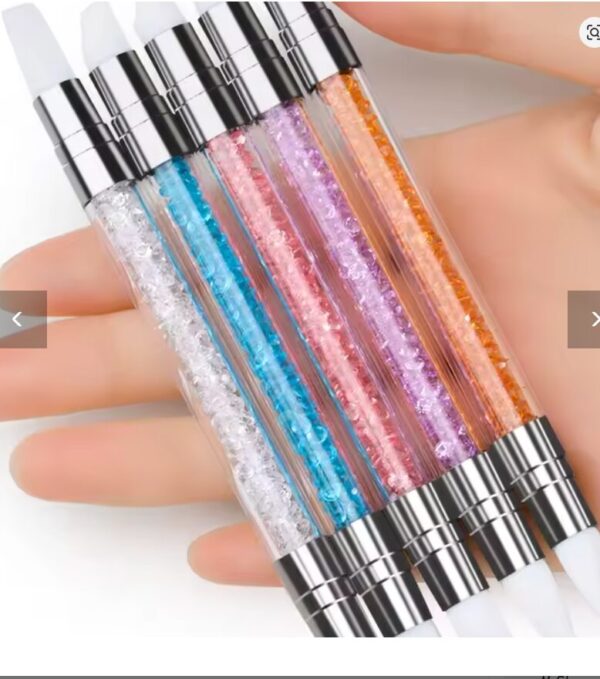 5 pcs Nail Art Silicone Brush