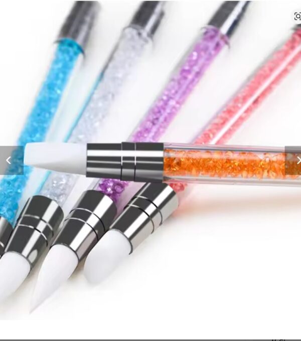 5 pcs Nail Art Silicone Brush