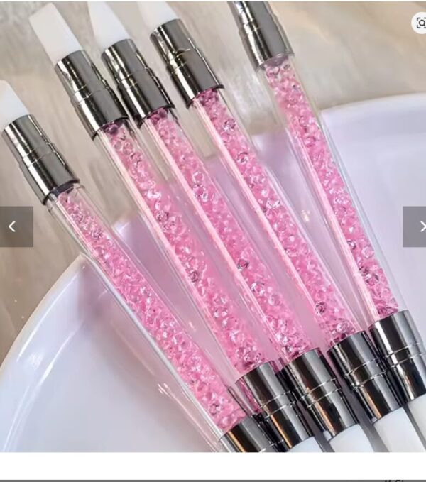 5 pcs Nail Art Silicone Brush
