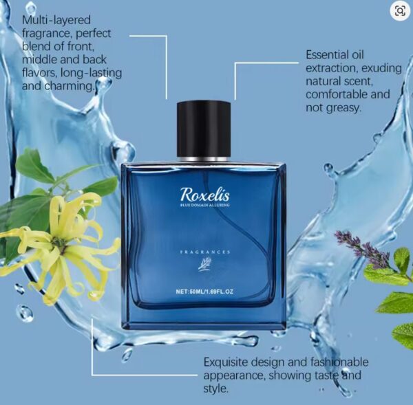 Roxelis 50ml Charming Blue Domain Cologne for Men
