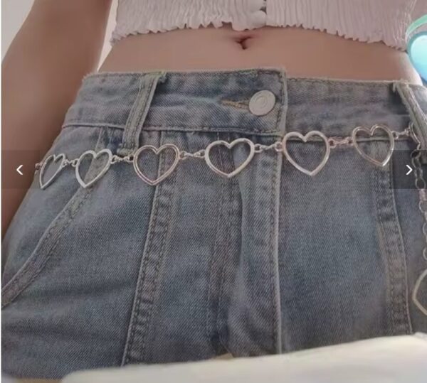 Heart Metal Waist Chain