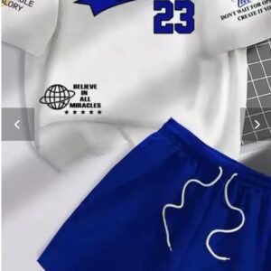 Men's short sleeve suit set