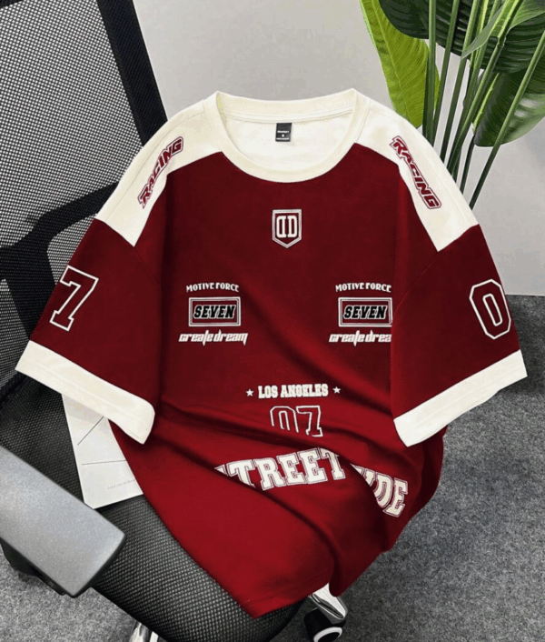 Men’s Summer Letter Print Casual T-Shirt