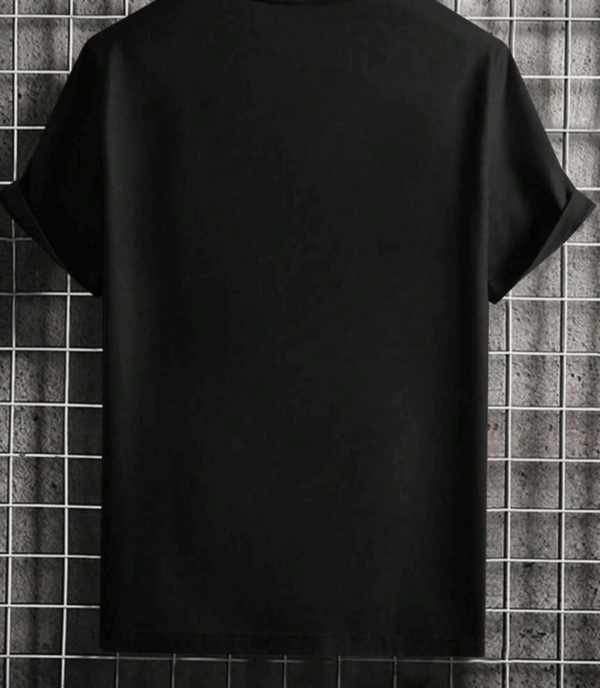Men’s Fashionable Printed Crew Neck Short Sleeve T-Shirt