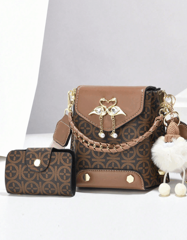 Two Pieces Mini Mobile Phone Bags Set
