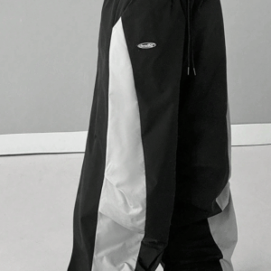 Women’s Color-Blocked Parachute Pants