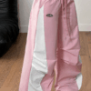 Women’s Color-Blocked Parachute Pants