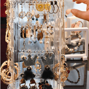 360° Rotating Multi-Layer Jewelry Organizer Stand