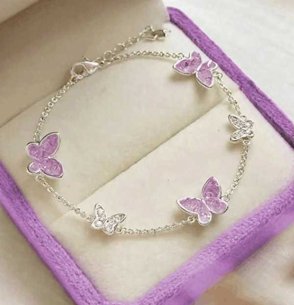 Exquisite Butterfly Crystal Bracelet