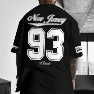 Sporsity Men’s “93” Graphic Oversized Sports T-Shirt