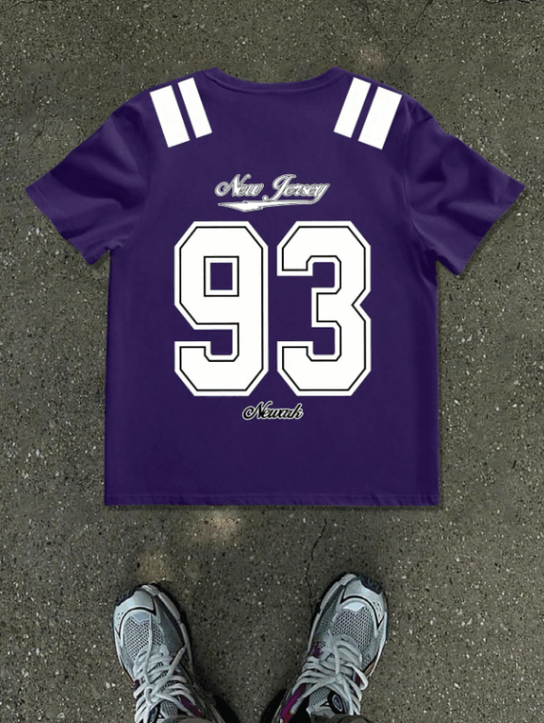 Sporsity Men’s “93” Graphic Oversized Sports T-Shirt