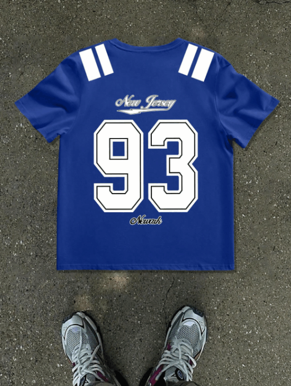 Sporsity Men’s “93” Graphic Oversized Sports T-Shirt