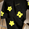 Joysei Men’s Summer Casual Floral & Letter Print T-Shirt