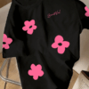 Joysei Men’s Summer Casual Floral & Letter Print T-Shirt