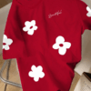 Joysei Men’s Summer Casual Floral & Letter Print T-Shirt