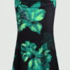 Women’s Floral Print Pleated A-Line Maxi Skirt