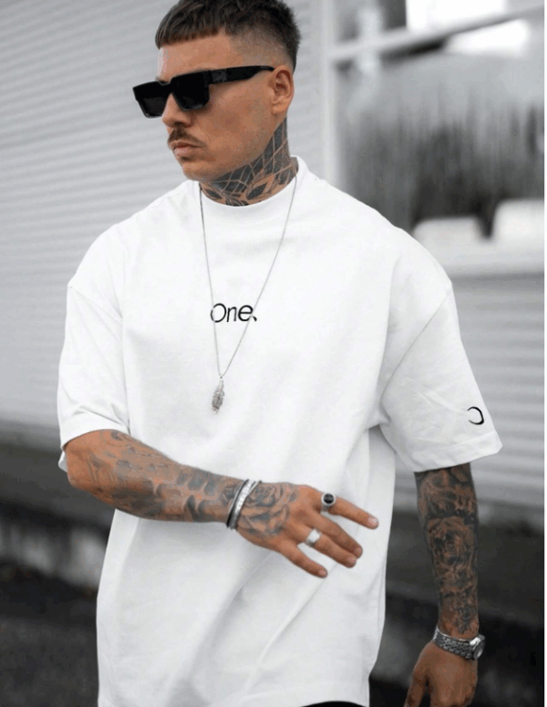 Men Letter Graphic Tee