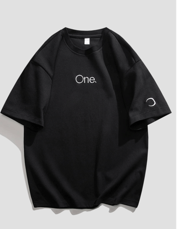 Men Letter Graphic Tee