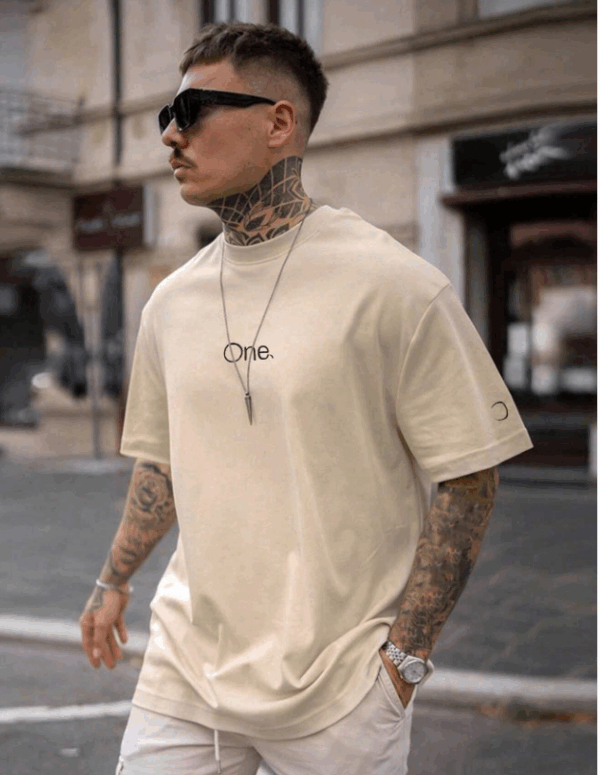 Men Letter Graphic Tee