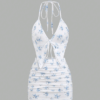 Women’s Fashion Bikini Top & Mini Ruched Skirt Set