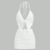 Women’s Fashion Bikini Top & Mini Ruched Skirt Set