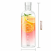 750ml Transparent Plastic Water Bottle with Time Marker – Leakproof & Kid-Friendly