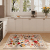 Floral Welcome Doormat – Non-Slip Front Door Mat for Indoor/Outdoor Use