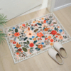 Floral Welcome Doormat – Non-Slip Front Door Mat for Indoor/Outdoor Use