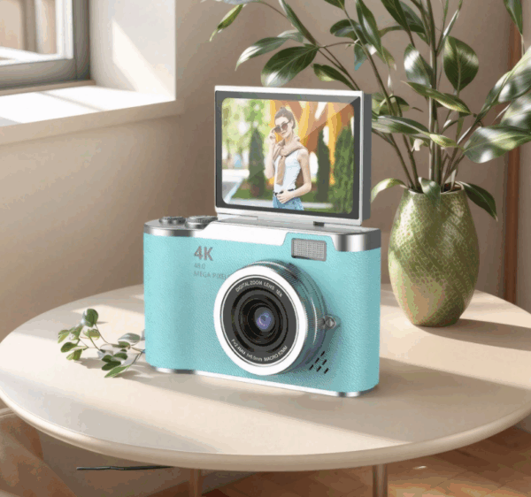 Screenshot 2025-07-27 3.09.00 PM 4K Clamshell Digital Camera – 48MP with 32GB Card & 2.4" Display