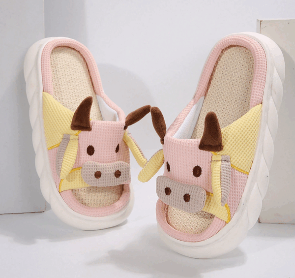 Soft Women’s Linen Slippers
