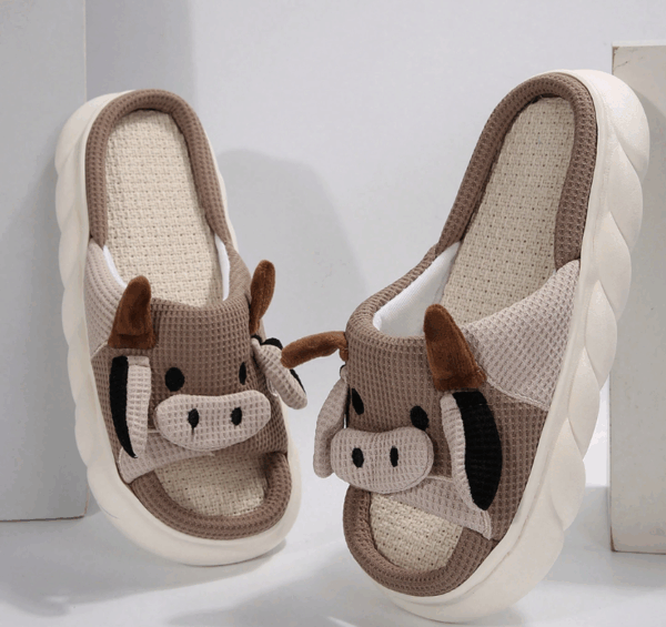 Soft Women’s Linen Slippers