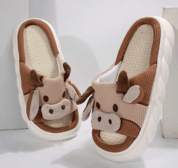 Soft Women’s Linen Slippers