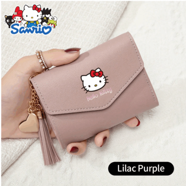 Screenshot 2025-07-27 5.14.06 PM Sanrio Hello Kitty Women’s Mini Wallet – Compact Tri-Fold with Tassel Charm