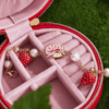 Strawberry Shortcake Charm Bracelet – 3D Strawberry & Cartoon Figure Design