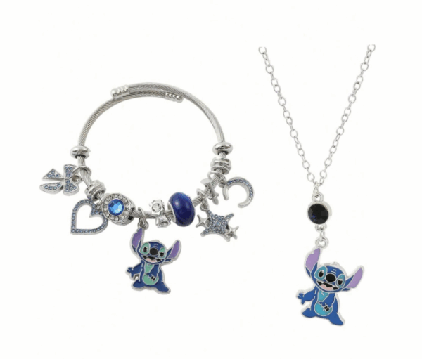 Disney Lilo & Stitch 2-Piece Jewelry Set – Bracelet & Necklace