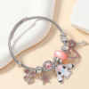 Disney Stitch Crystal Bowknot Heart Bracelet