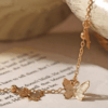 1pc Vintage Alloy Beach Anklet with Hollow Butterfly Pendant