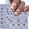2pcs 3D/2D Nail Stickers