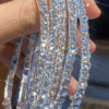 5pcs Sparkling Crystal Rhinestone Stretch Bracelets