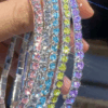 5pcs Sparkling Crystal Rhinestone Stretch Bracelets