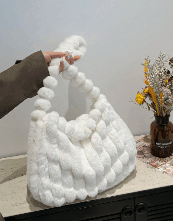 European & American Plush Tote Bag