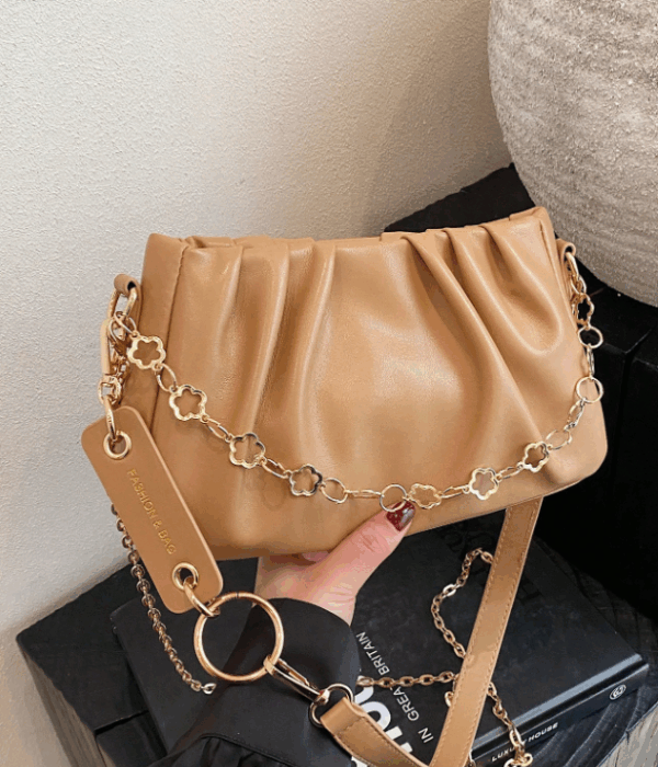 Fashion Versatile Pleated Handbag