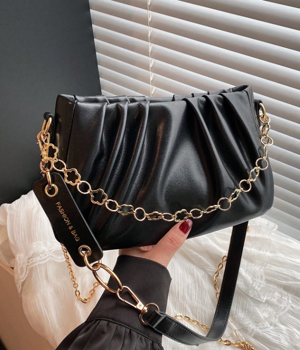 Fashion Versatile Pleated Handbag